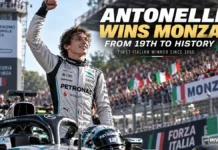 Kimi Antonelli Wins Italian GP From 19th, Ends Italy’s 60-Year Wait at Monza