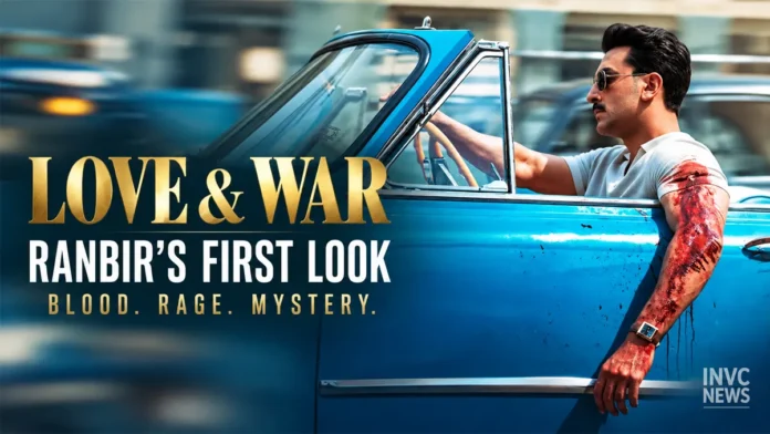 Love & War First Look – Ranbir Kapoor’s Bloodied Avatar Revealed