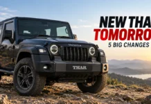Mahindra Thar Facelift Launch Tomorrow: 5 Big Changes Coming to Design, Cabin and Features Mahindra Thar Facelift 2026 ahead of its September 22 India launch