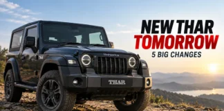 Mahindra Thar Facelift 2026 ahead of its September 22 India launch