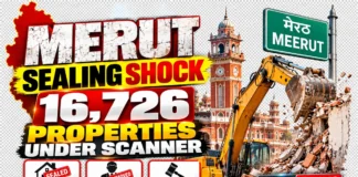 Meerut illegal construction case involving 16,726 properties under sealing scrutiny