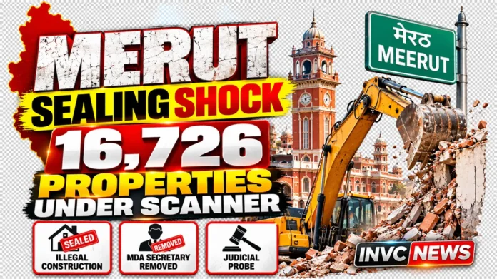 Meerut Sealing Case – 16,726 Properties Under Scanner Meerut illegal construction case involving 16,726 properties under sealing scrutiny
