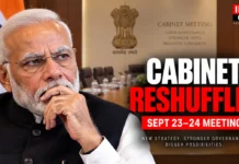 Modi Cabinet Reshuffle 2026: September 23–24 Meeting Puts Spotlight on Ministers, Portfolios and New Faces