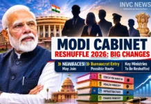 Modi Cabinet Reshuffle 2026 Buzz Grows Over New Faces, Bureaucrat Entry and Portfolio Changes Reshuffle 2026 speculation over new ministers bureaucrat entry and portfolio changes