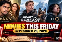 Movies Releasing September 25, 2026: The Vvaan, Heart of the Beast, Hope and a Packed Friday Set for a Box Office Showdown Movies releasing September 25 2026 in theatres this Friday