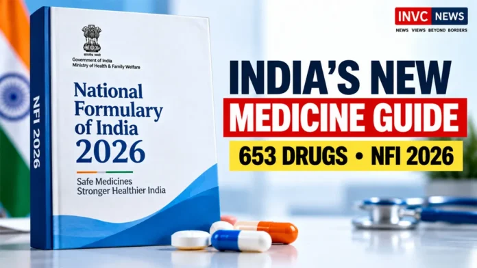 National Formulary of India 2026 Launched National Formulary of India 2026 launches with 653 drugs and new Biovigilance Programme