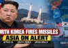 North Korea Fires Multiple Ballistic Missiles After US-South Korea-Japan Drills, Putting Asia on Alert