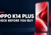 OPPO K14 Plus Launch Today: An 8,000mAh Battery Is Coming—but Check These Details Before Buying