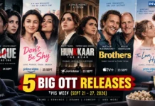 5 Big OTT Releases This Week: ‘Shaque’, ‘Don’t Be Shy’, ‘Hunkkaar’ and More New Movies and Series to Watch OTT releases this week featuring Shaque Trust No One and major new streaming titles from September 21 to 27, 2026
