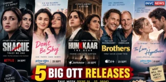 OTT releases this week featuring Shaque Trust No One and major new streaming titles from September 21 to 27, 2026
