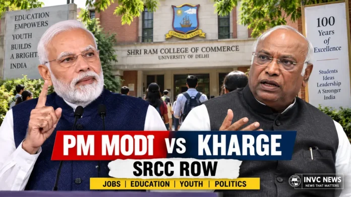 pm-modi-srcc-speech-kharge-jobs-education-youth