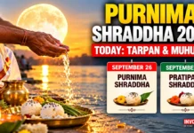 Pitru Paksha 2026 Today: Purnima Shraddha on September 26, Tarpan Vidhi, Muhurat and What Changes From September 27