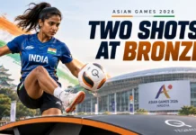 Asian Games 2026: Quimcy Dsouza Misses Teqball Final, Now Has Two Chances to Win Historic Bronze for India