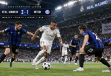 Real Madrid vs Inter: Mbappe, Valverde Strike as Courtois Stars in 2-1 Champions League Win