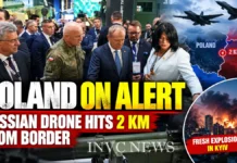 Russian Drone Strikes Ukraine Just 2 km From Poland; Warsaw Activates Military Aircraft as Kyiv Hears New Explosions