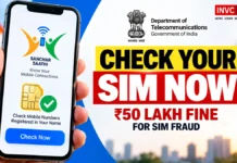 Check Your SIMs Now: DoT Warns SIM Fraud Can Bring 3-Year Jail, ₹50 Lakh Fine — Here’s How to Protect Your Number SIM Card Warning 2026 urges Indians to check mobile connections registered in their name through Sanchar Saathi