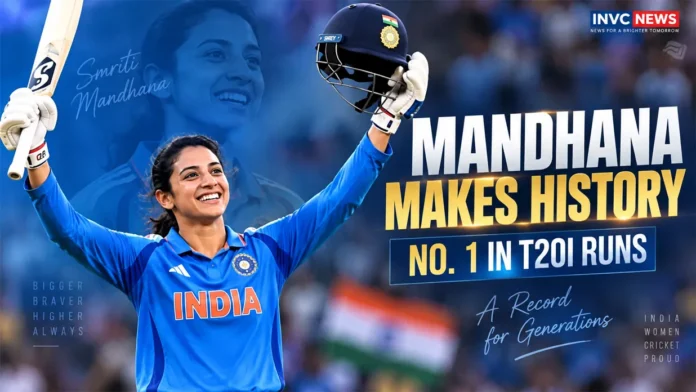 Smriti Mandhana Creates Women’s T20I Run Record Smriti Mandhana becomes highest run-scorer in Women’s T20I cricket in 2026