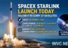 SpaceX Starlink Launch Today: Falcon 9 to Carry 27 Satellites as Booster B1063 Flies for 35th Time