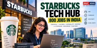 Starbucks Chennai jobs 2026 tech hub to create around 800 technology jobs in India