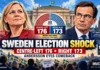 Sweden Election 2026 Shock: Centre-Left Takes 176-173 Lead as Far Right Loses Ground, Andersson Eyes Comeback