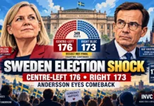 Sweden Election 2026 Shock: Centre-Left Takes 176-173 Lead as Far Right Loses Ground, Andersson Eyes Comeback