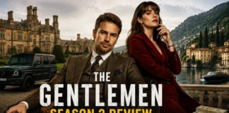 The Gentlemen Season 2 Review Theo James Kaya Scodelario Netflix series rated 4 out of 5 stars