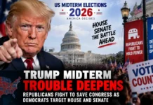 Trump Midterm Trouble Deepens: Republicans Fight to Save Congress as Democrats Target House and Senate
