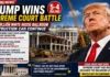 Trump Wins Supreme Court Battle: $400 Million White House Ballroom Construction Rolls On After 5-4 Ruling