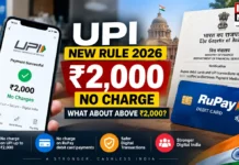 UPI Charges New Rule 2026: No Fee Up to ₹2,000, But What Happens Above the Limit?