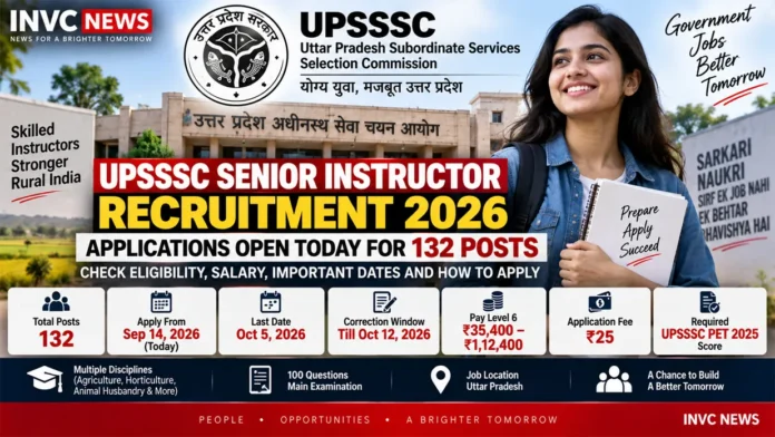 upsssc-senior-instructor-recruitment-2026-132-posts-invc-news