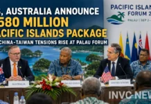 US, Australia Announce $580 Million Pacific Islands Package as China-Taiwan Tensions Rise at Palau Forum