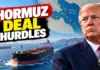Trump Signals Early End to Iran War—What Still Blocks a Hormuz Deal? Donald Trump with an oil tanker in the Strait of Hormuz