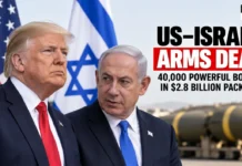 US Plans $2.8 Billion Israel Arms Package With 40,000 Powerful 2,000-Pound Bombs