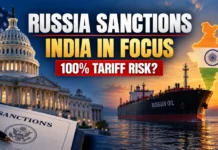 US Congress Clears Sweeping Russia Sanctions Bill, India Faces Potential 100% Tariff Risk Over Russian Oil