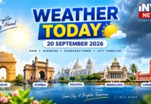 Weather Today, September 20, 2026: Delhi Stays Dry, Mumbai May See Rain; Thunderstorm Alert for Kolkata, Bengaluru and Chennai