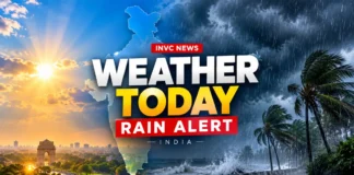 Weather Today September 22 2026 showing heavy rain alert across eastern and southern India