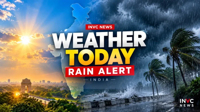 Weather Today September 22, 2026 Weather Today September 22 2026 showing heavy rain alert across eastern and southern India