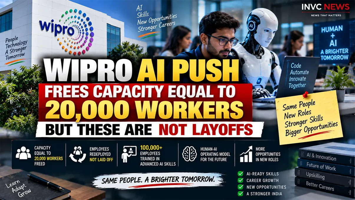 Wipro AI Jobs: 20,000-Worker Capacity Freed, Not Layoffs