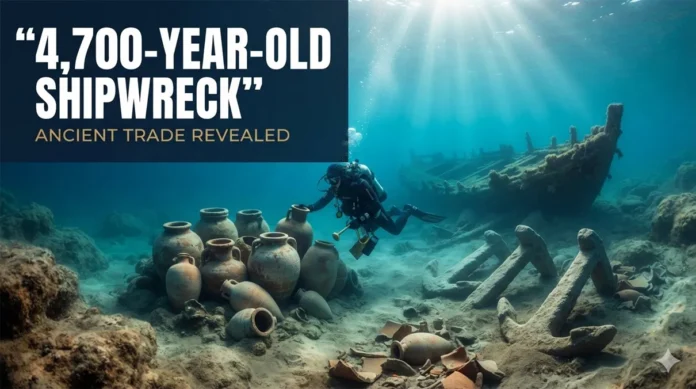 A potentially 4,700-year-old shipwreck near Kekova Island may offer new evidence of Bronze Age trade across the Mediterranean. A potentially 4,700-year-old shipwreck near Kekova Island may offer new evidence of Bronze Age trade across the Mediterranean.
