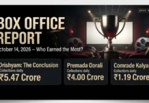 Box Office Report: Drishyam: The Conclusion leads Wednesday's reported India net collections, followed by Premada Oorali and Comrade Kalyan.