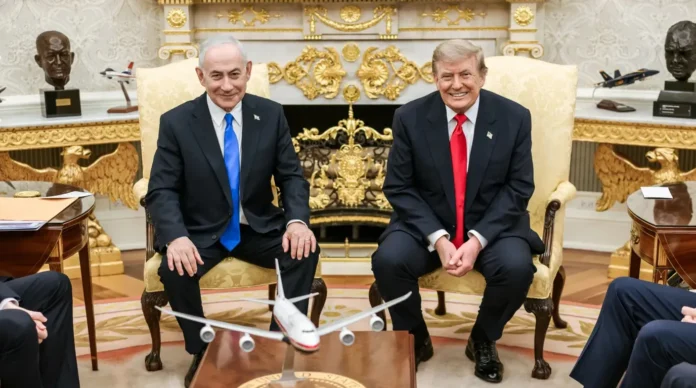 Donald Trump and Benjamin Netanyahu US President Donald Trump and Israeli Prime Minister Benjamin Netanyahu