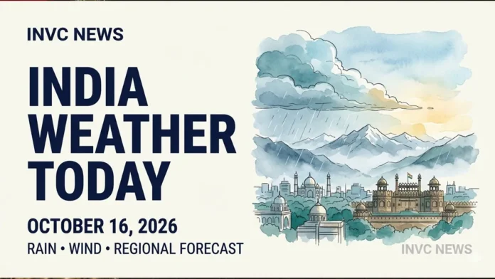 India Weather Forecast October 16 2026