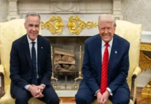 Carney’s Nobel Buzz Is Growing—Here’s What the 14% Odds Really Mean Mark Carney with donald Trump