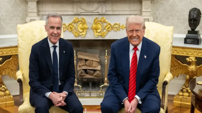 Mark Carney with donald Trump Mark Carney with donald Trump