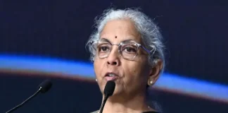 The Union Minister for Finance and Corporate Affairs, Smt. Nirmala Sitharaman