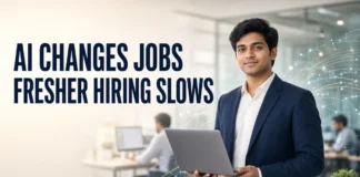 AI-related hiring is creating new opportunities in India, but a survey of 651 IT firms found that 55% reported lower entry-level recruitment.