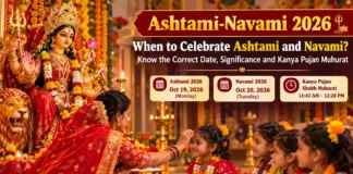 Ashtami-Navami 2026: Dates and Kanya Pujan Muhurat