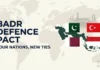 Badr Defence Pact: Pakistan, Turkey, Qatar and Indonesia sign a defence industry cooperation agreement in Doha, opening new avenues for joint manufacturing, training and research.