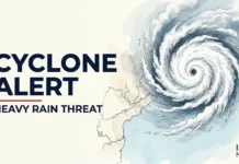 Bay of Bengal Cyclone Alert: The IMD forecasts possible intensification of the depression, with heavy rain and strong winds threatening parts of Andhra Pradesh and Odisha.