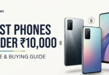 Compare the exact phone variant, storage, battery, warranty and final selling price before buying a smartphone under ₹10,000.